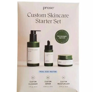 New prose skincare gift set luxurious moisturizer gentle cleanser dewy serum lot